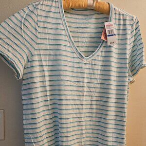 Vineyard Vines classic striped V-neck T-shirt